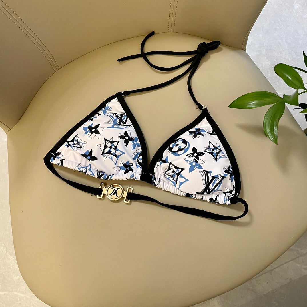 graphic print bikini