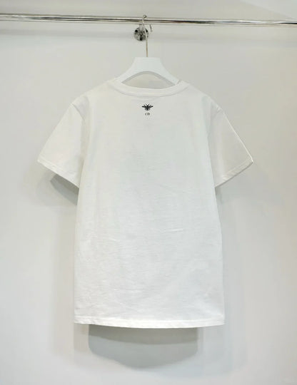 embroidered graphic T-shirt