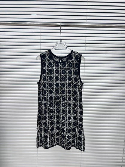 cannage jacquard sundress