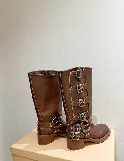 M popular high boots, classic motorcycle shape