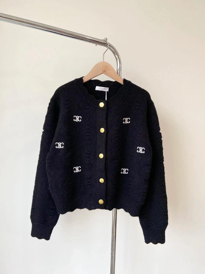 Autumn short sweater coat