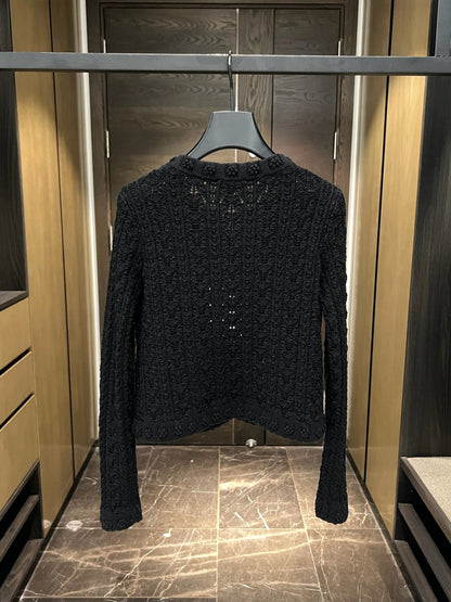 3D embossed knitted jacket