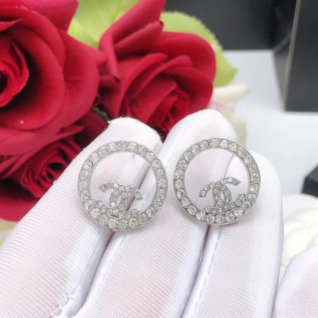 hot style diamond small earrings