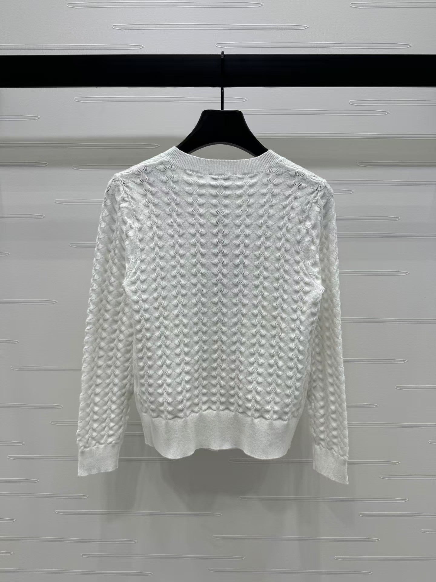 3D Cable Long Sleeve Cardigan