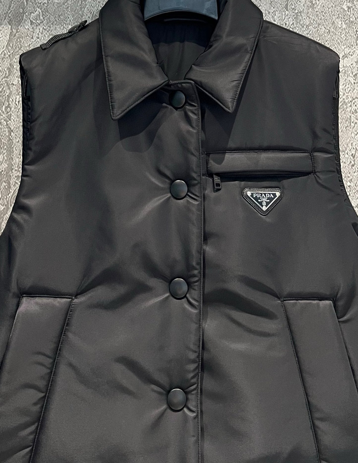 New Triangle Logo Down Vest