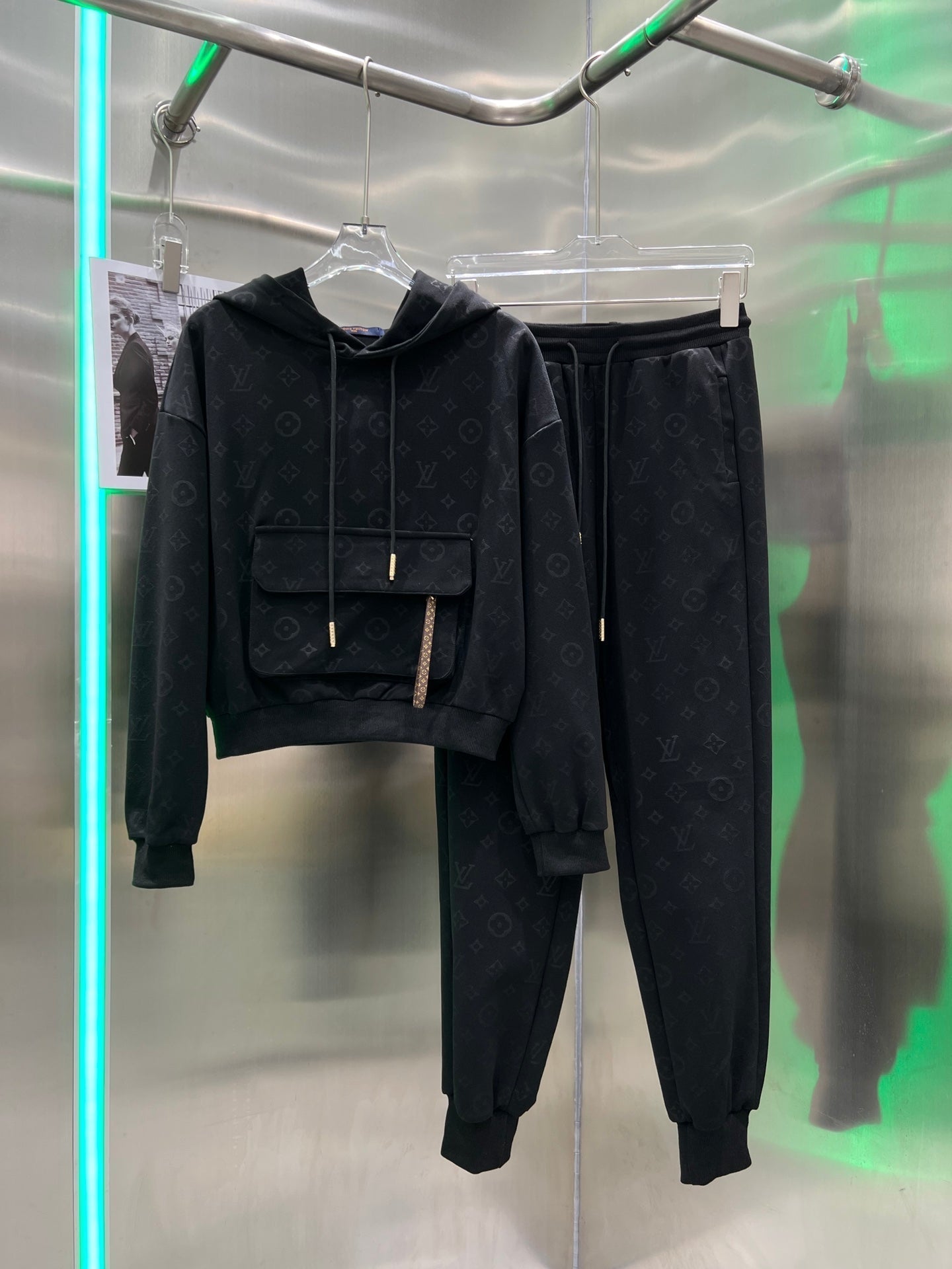 🆕Drawstring hooded sweatshirt and pants suit