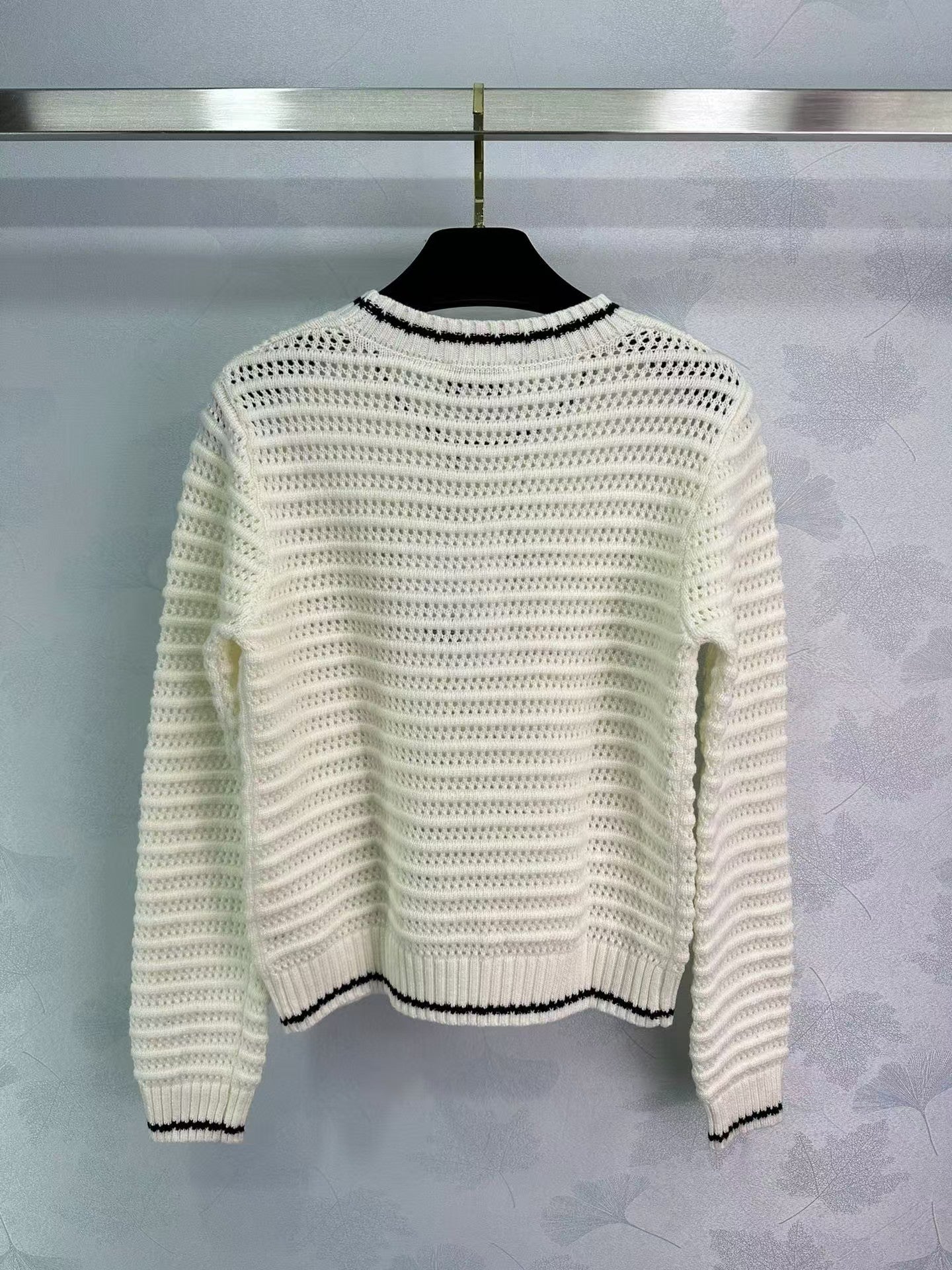 New Logo Knit Long Sleeve Sweater