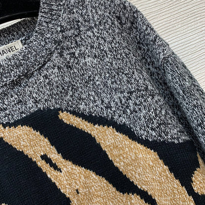 Alphabet Snow Mountain Sweater Ski Series New