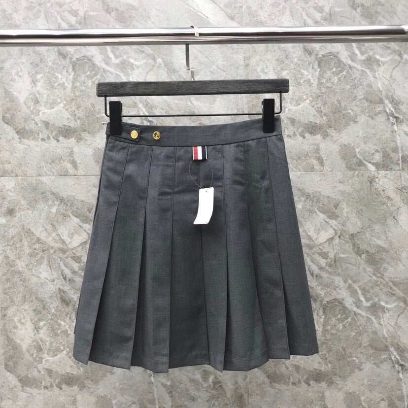 Short front long back skirt