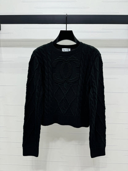 Autumn and winter new knitted round neck pullover jumper