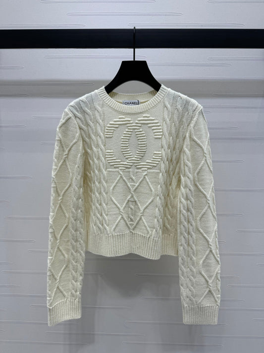 Autumn and winter new knitted round neck pullover jumper