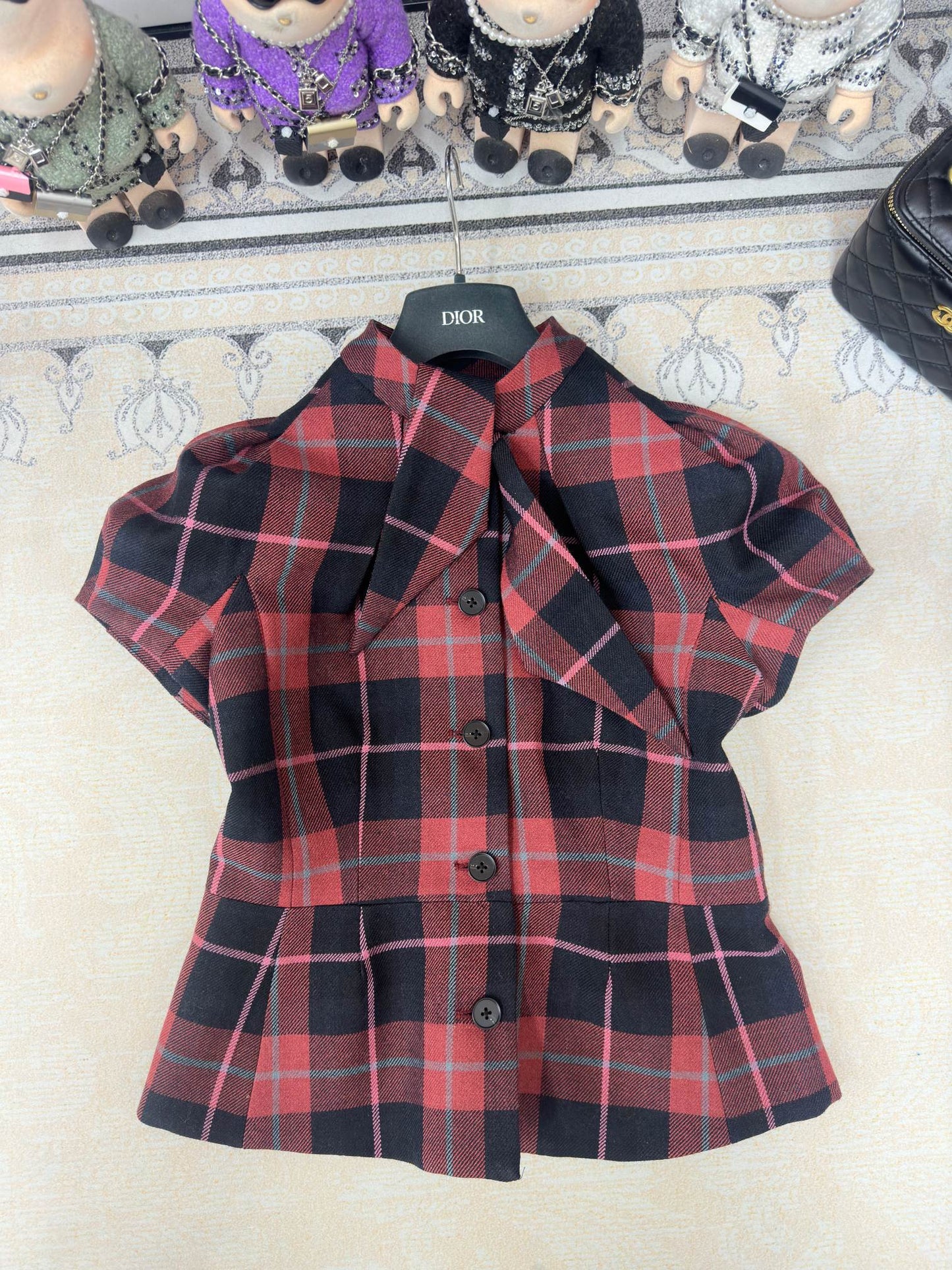 wool short sleeve jacket