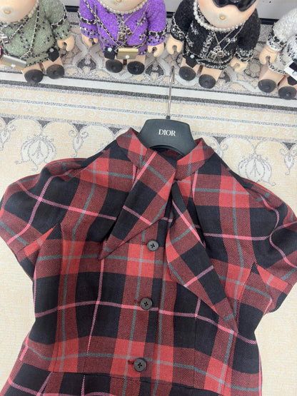 wool short sleeve jacket