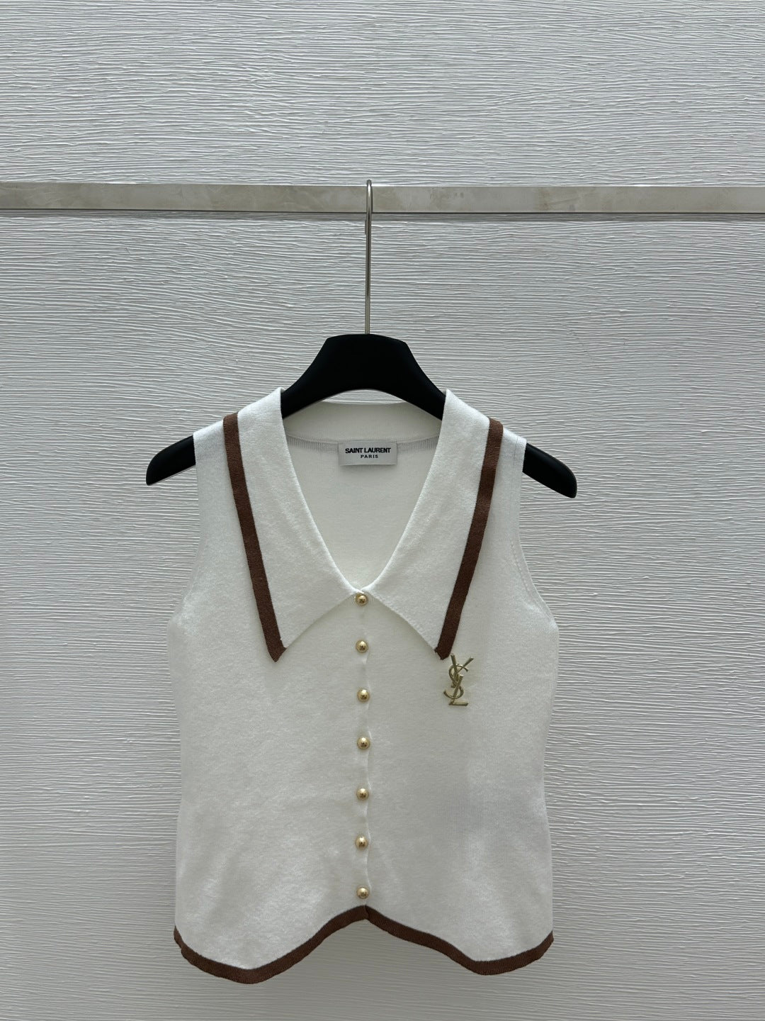 Lapel Single Breasted Knitted Vest