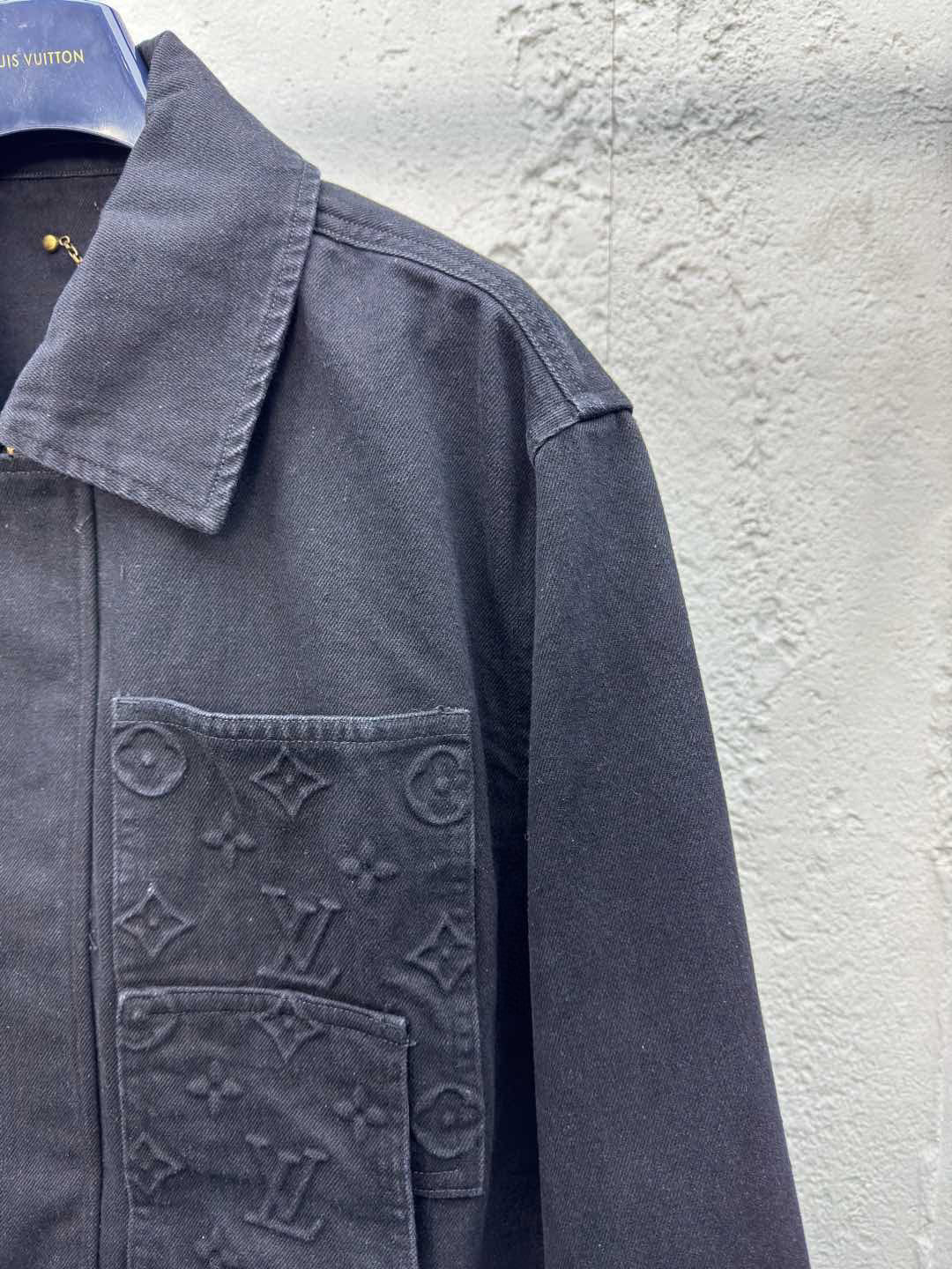 Embossed Pocket Denim Jacket