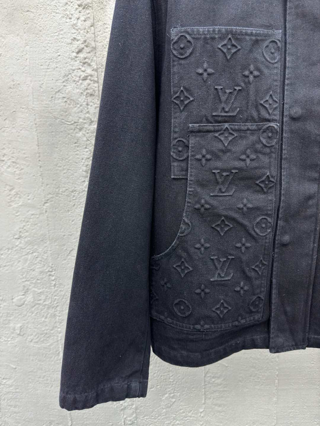 Embossed Pocket Denim Jacket