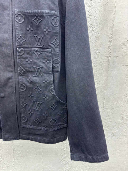 Embossed Pocket Denim Jacket