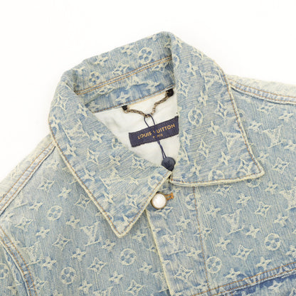 Printed denim jacket