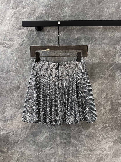 New Early Spring High-end Sequined Skirt