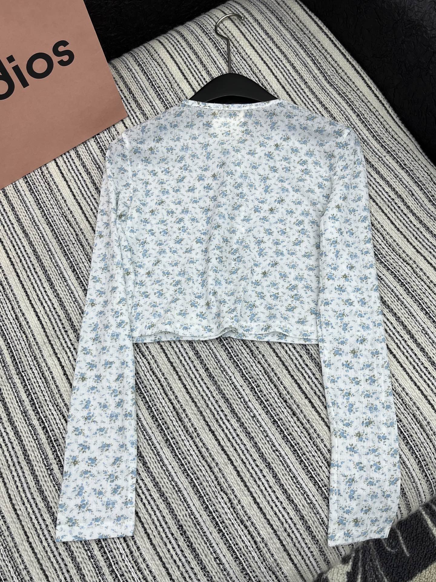 Pre-owned series special print cardigan