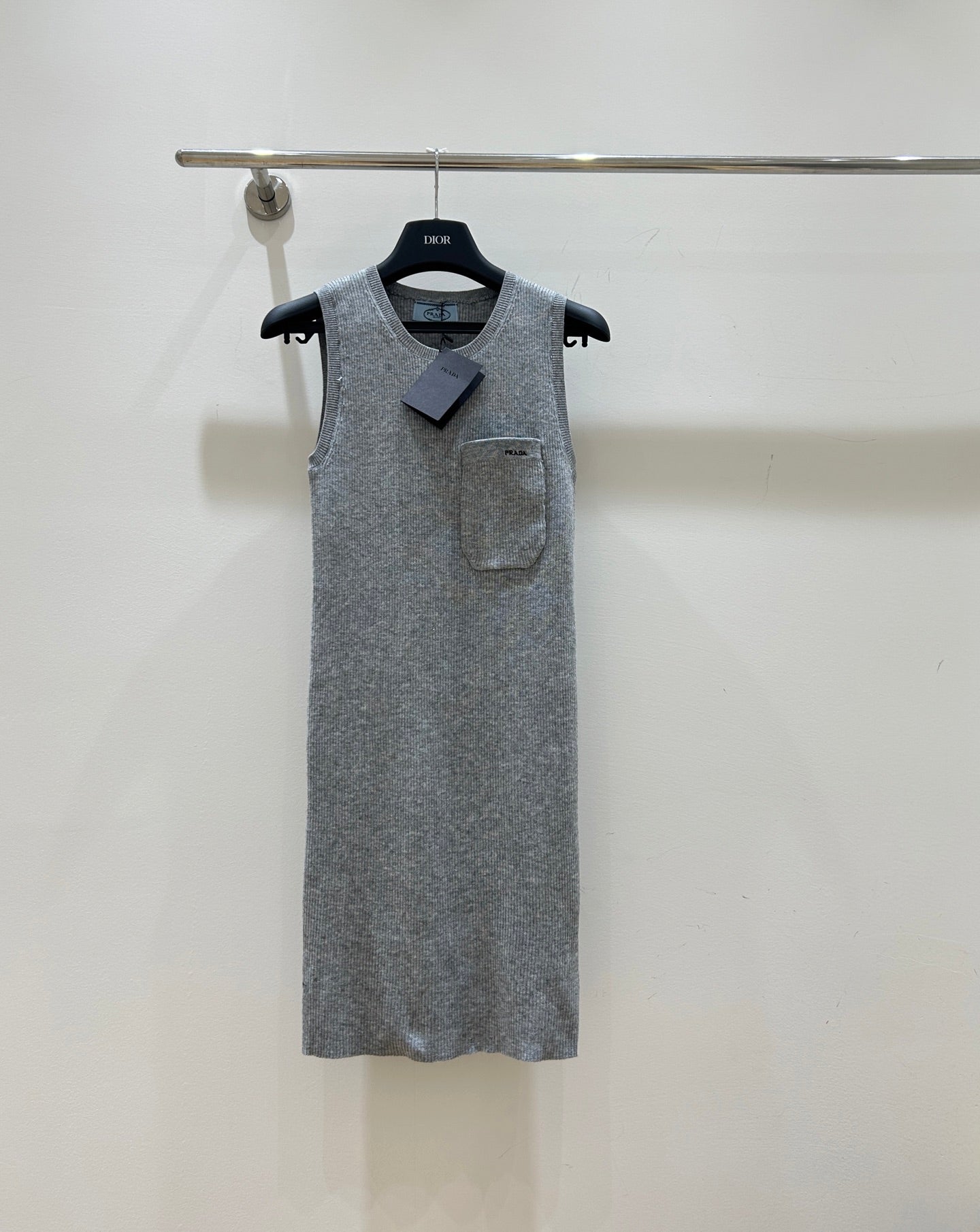 Tank Dress with Chest Pocket