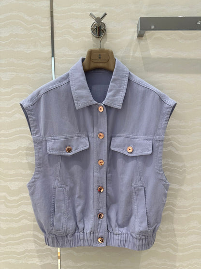 Cowboy Linen Vest