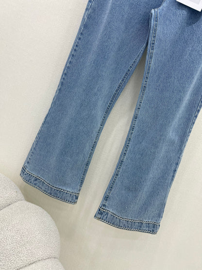 Heavy duty spliced jeans