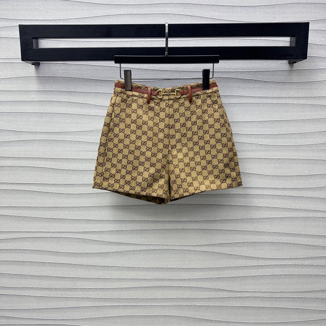 Jacquard hipster shorts