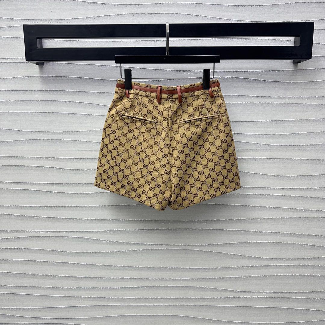 Jacquard hipster shorts