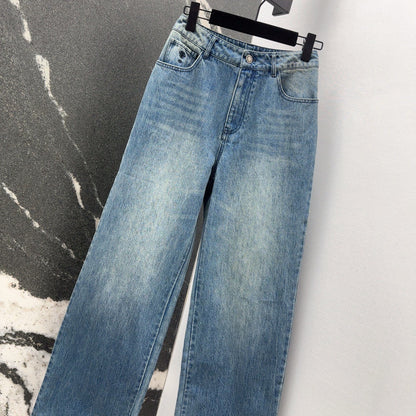 Vintage Washed Blue Jeans