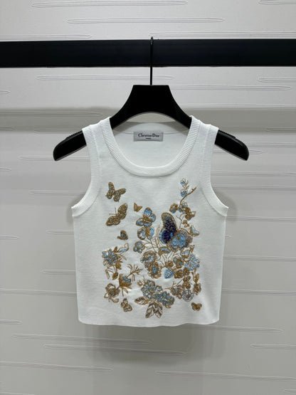 Heavy Industry Butterfly 🦋 Embroidered Logo Knitted Vest