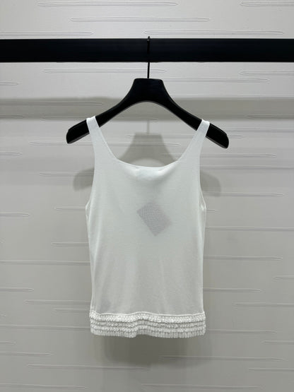 Lace Camisole Knitted Vest