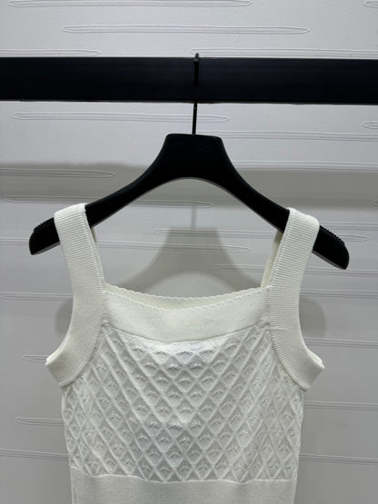 Heart Check Knit Camisole