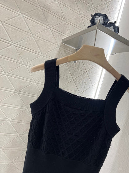 Heart Check Knit Camisole