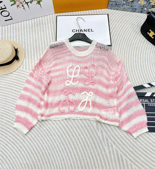 New arrival hollow letter crochet knitted top