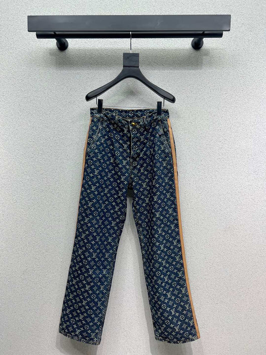 Old fashioned denim trousers