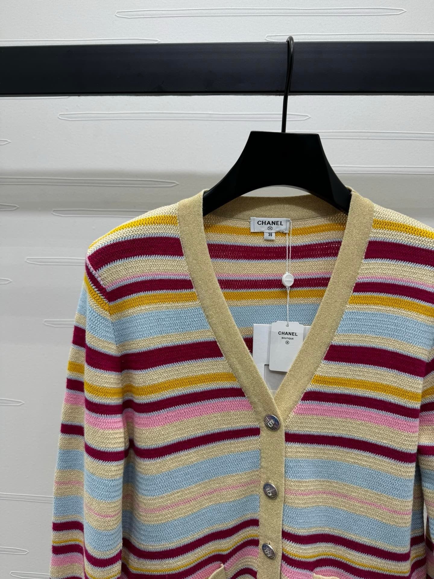 Colorful Striped Cardigan