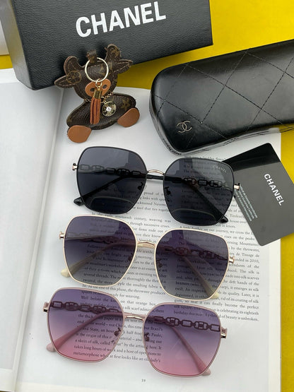 Fashion round frame sunglasses