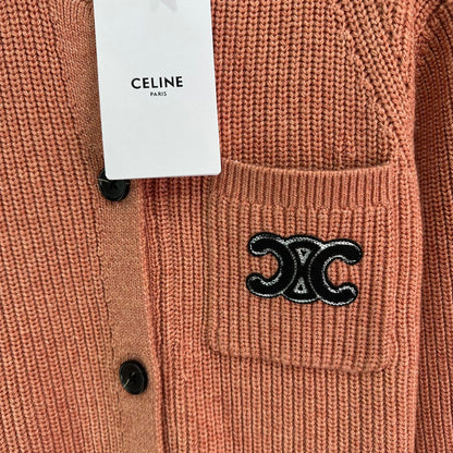 New Crewneck Logo Knit Cardigan